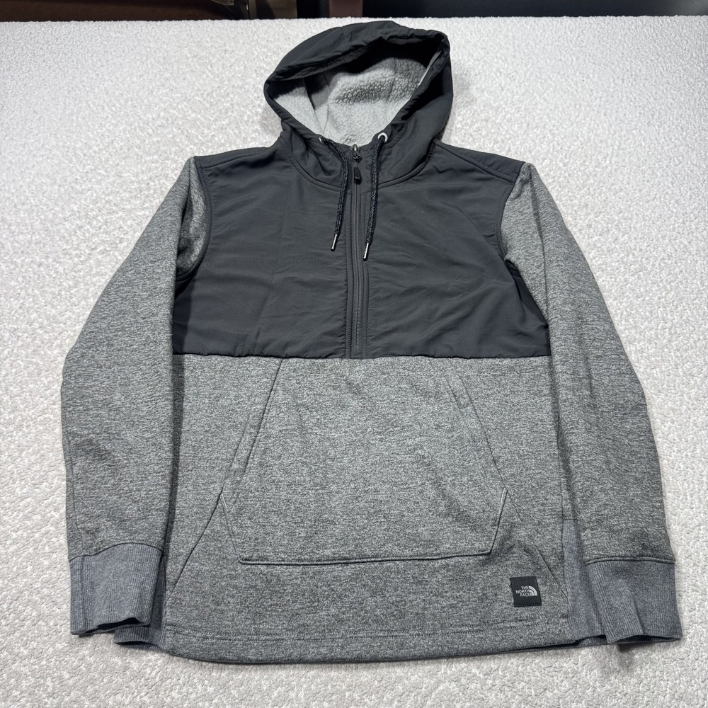The North Face Gray and Black Hooded Ski Jacket